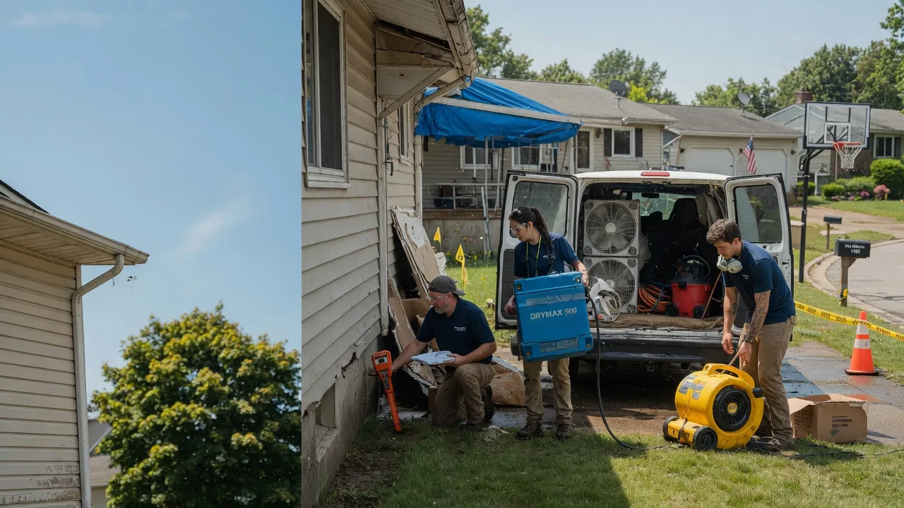 Ceiling Leak Cleanup in Bowling Green, OH near me